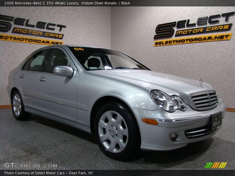 Iridium Silver Metallic / Black 2006 Mercedes-Benz C 350 4Matic Luxury
