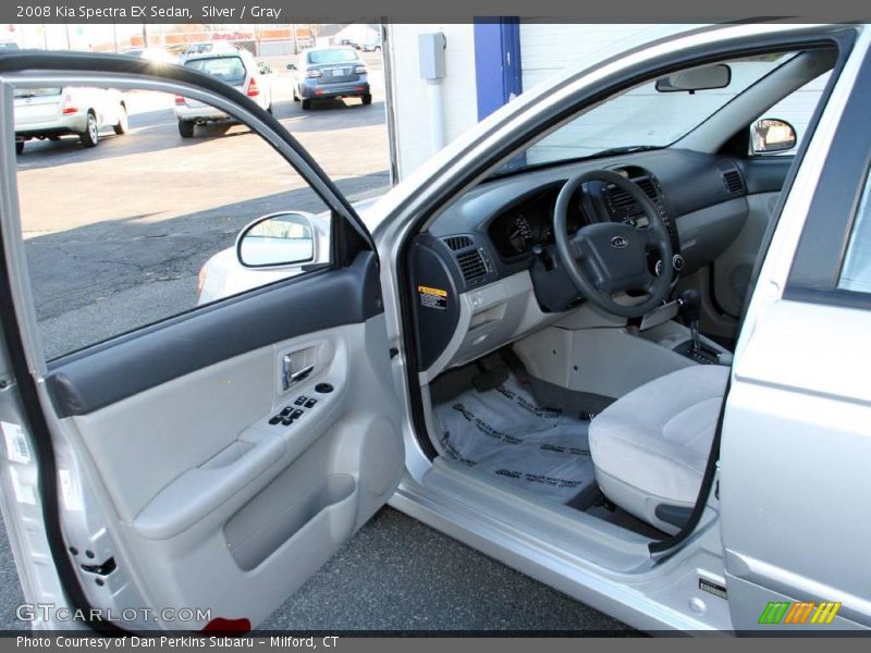 Silver / Gray 2008 Kia Spectra EX Sedan