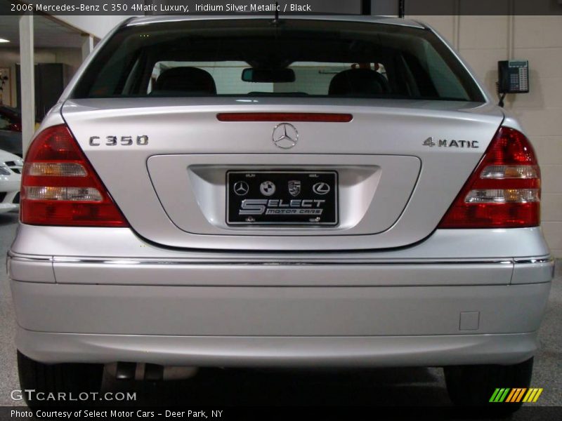 Iridium Silver Metallic / Black 2006 Mercedes-Benz C 350 4Matic Luxury