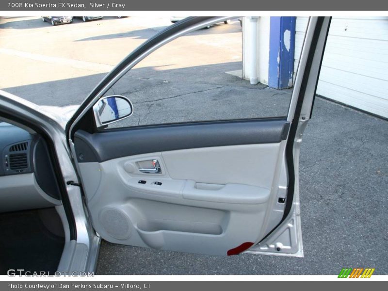 Silver / Gray 2008 Kia Spectra EX Sedan