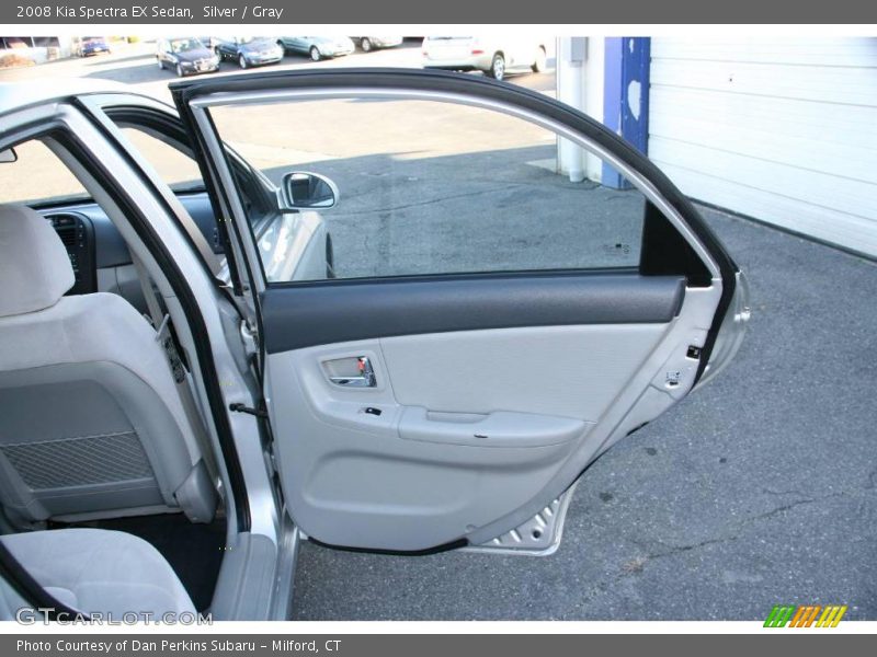 Silver / Gray 2008 Kia Spectra EX Sedan