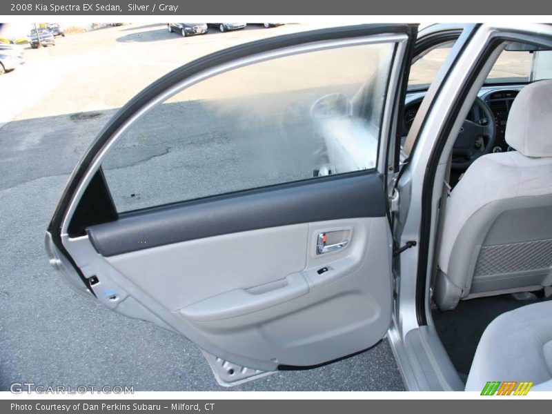 Silver / Gray 2008 Kia Spectra EX Sedan
