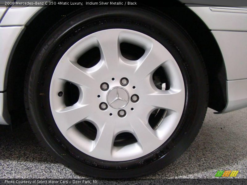 Iridium Silver Metallic / Black 2006 Mercedes-Benz C 350 4Matic Luxury