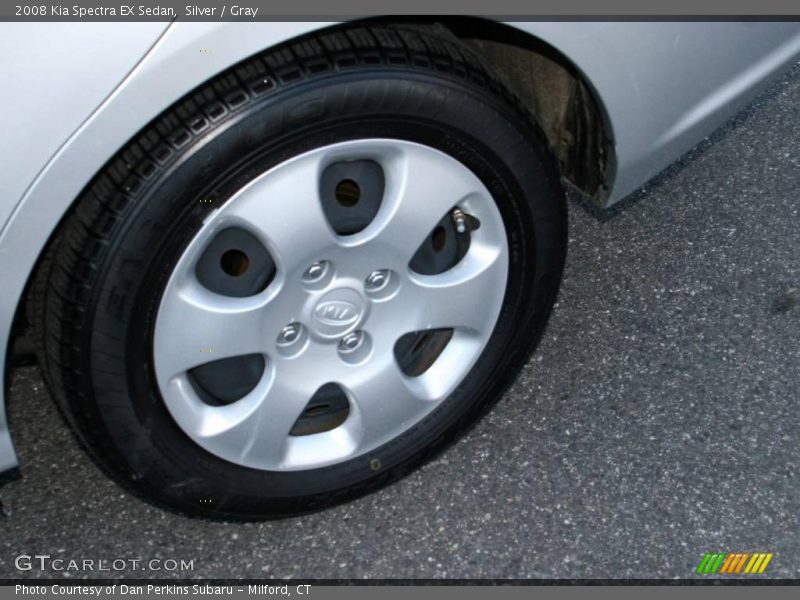 Silver / Gray 2008 Kia Spectra EX Sedan