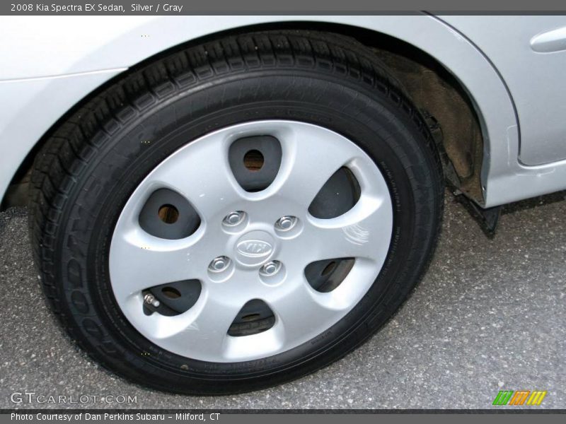 Silver / Gray 2008 Kia Spectra EX Sedan