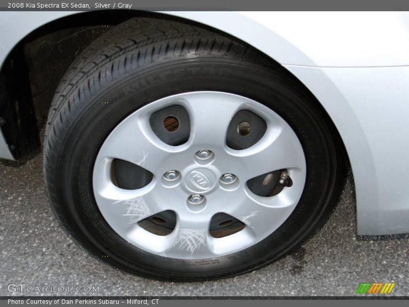 Silver / Gray 2008 Kia Spectra EX Sedan
