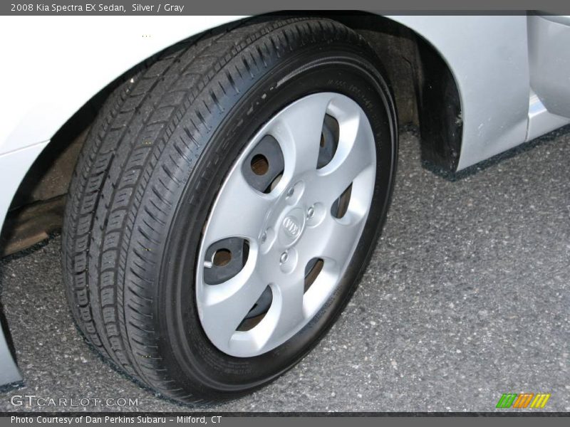 Silver / Gray 2008 Kia Spectra EX Sedan