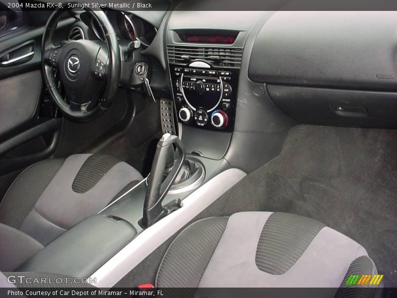 Sunlight Silver Metallic / Black 2004 Mazda RX-8