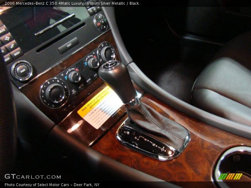 Iridium Silver Metallic / Black 2006 Mercedes-Benz C 350 4Matic Luxury