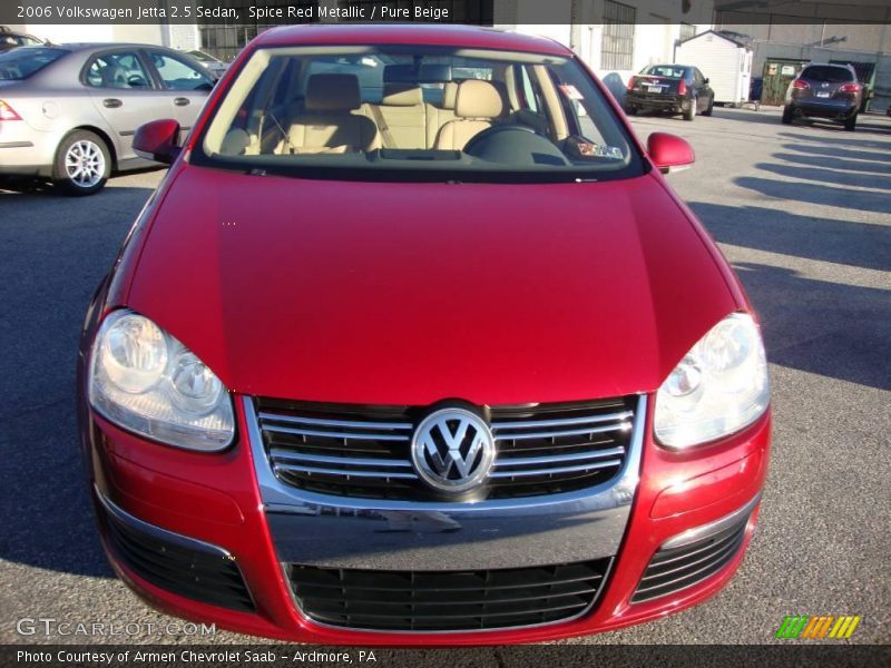 Spice Red Metallic / Pure Beige 2006 Volkswagen Jetta 2.5 Sedan