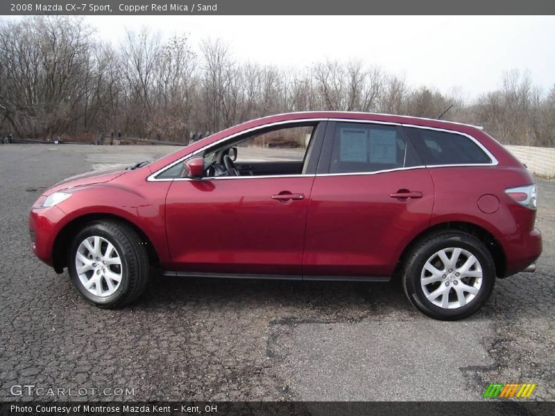 Copper Red Mica / Sand 2008 Mazda CX-7 Sport