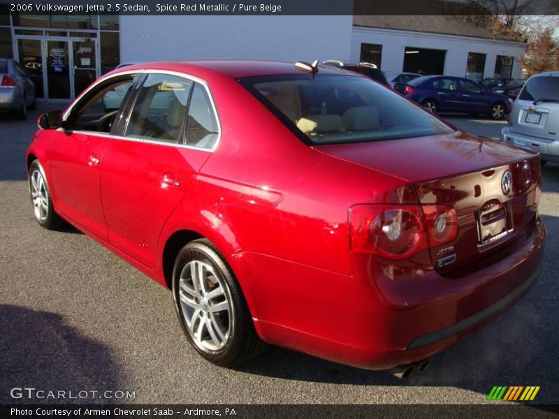 Spice Red Metallic / Pure Beige 2006 Volkswagen Jetta 2.5 Sedan