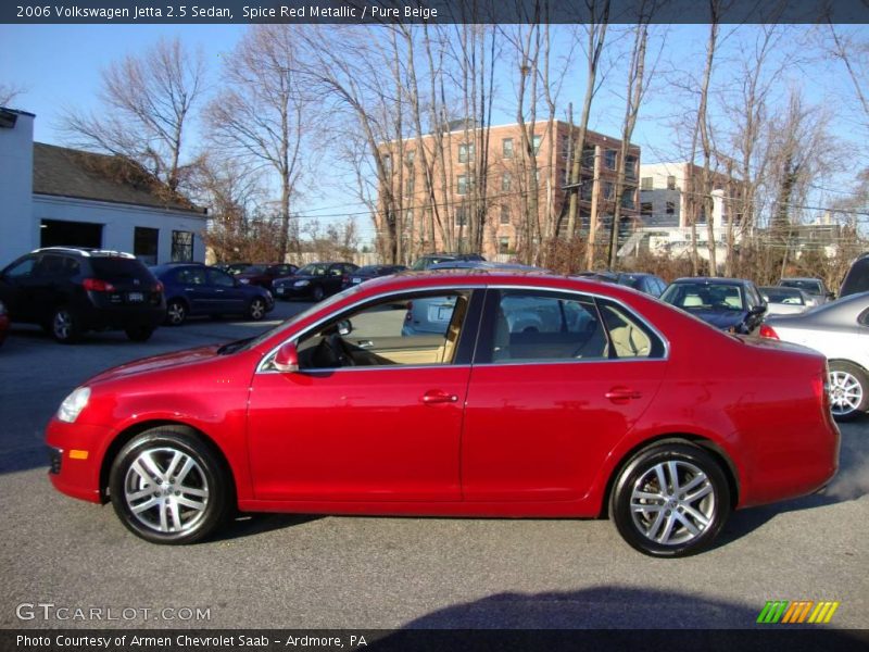 Spice Red Metallic / Pure Beige 2006 Volkswagen Jetta 2.5 Sedan