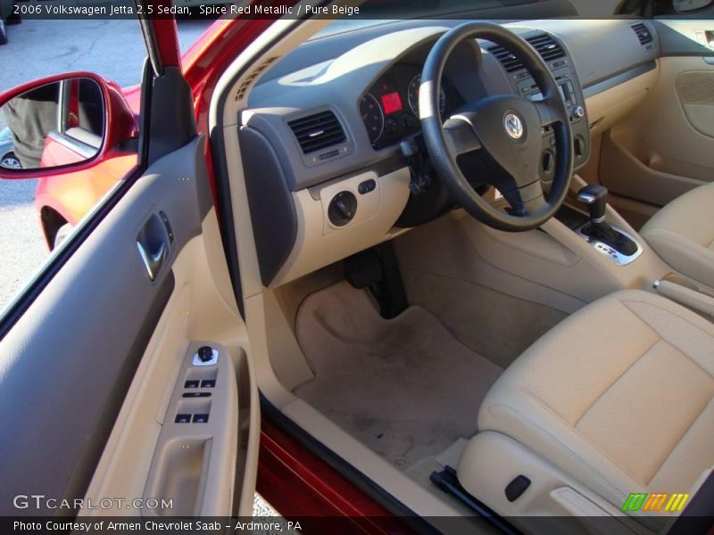 Spice Red Metallic / Pure Beige 2006 Volkswagen Jetta 2.5 Sedan