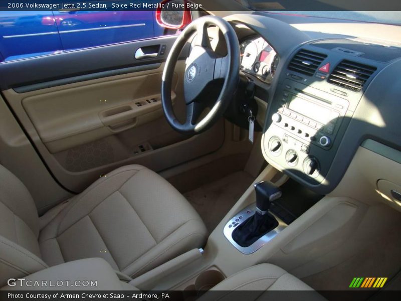 Spice Red Metallic / Pure Beige 2006 Volkswagen Jetta 2.5 Sedan