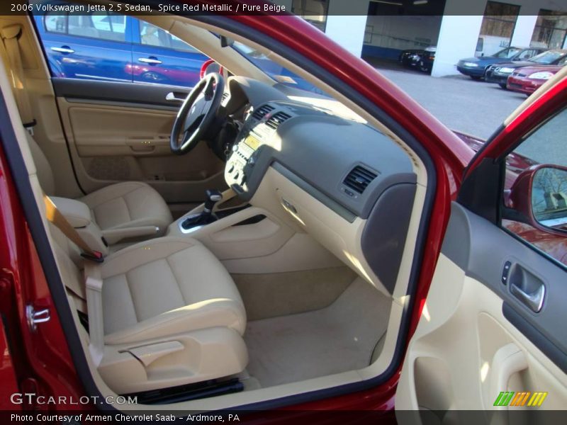 Spice Red Metallic / Pure Beige 2006 Volkswagen Jetta 2.5 Sedan