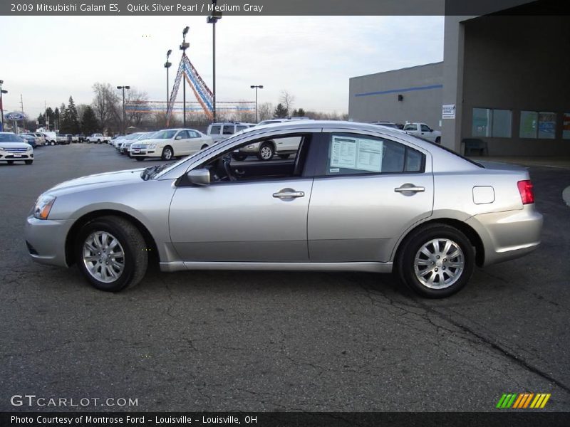 Quick Silver Pearl / Medium Gray 2009 Mitsubishi Galant ES