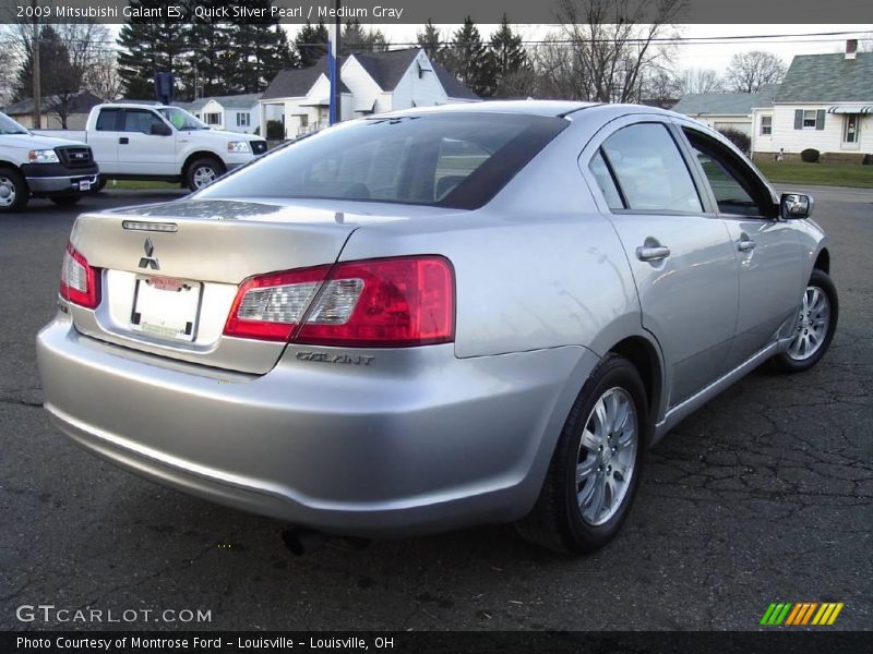 Quick Silver Pearl / Medium Gray 2009 Mitsubishi Galant ES