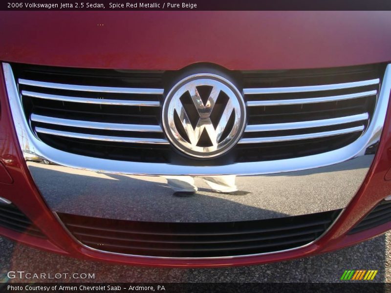 Spice Red Metallic / Pure Beige 2006 Volkswagen Jetta 2.5 Sedan