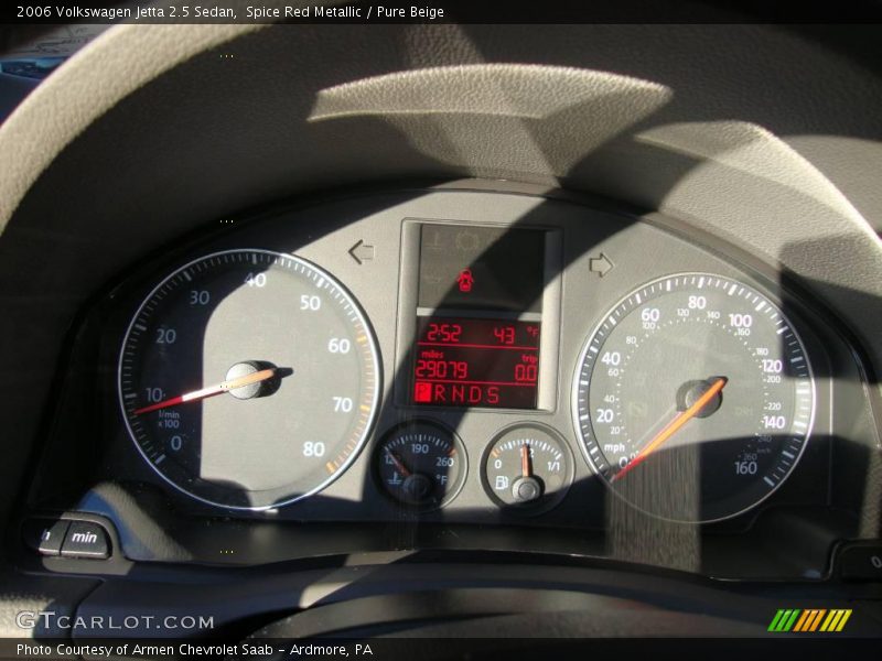 Spice Red Metallic / Pure Beige 2006 Volkswagen Jetta 2.5 Sedan