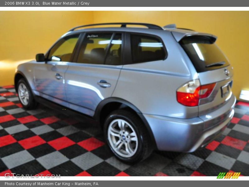 Blue Water Metallic / Grey 2006 BMW X3 3.0i