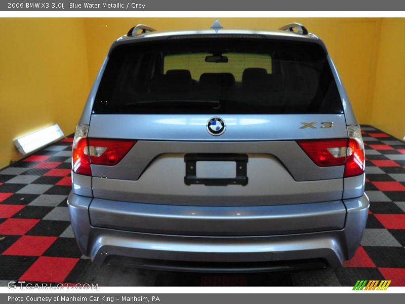 Blue Water Metallic / Grey 2006 BMW X3 3.0i