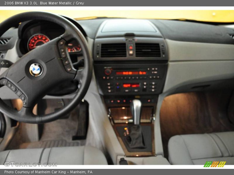 Blue Water Metallic / Grey 2006 BMW X3 3.0i