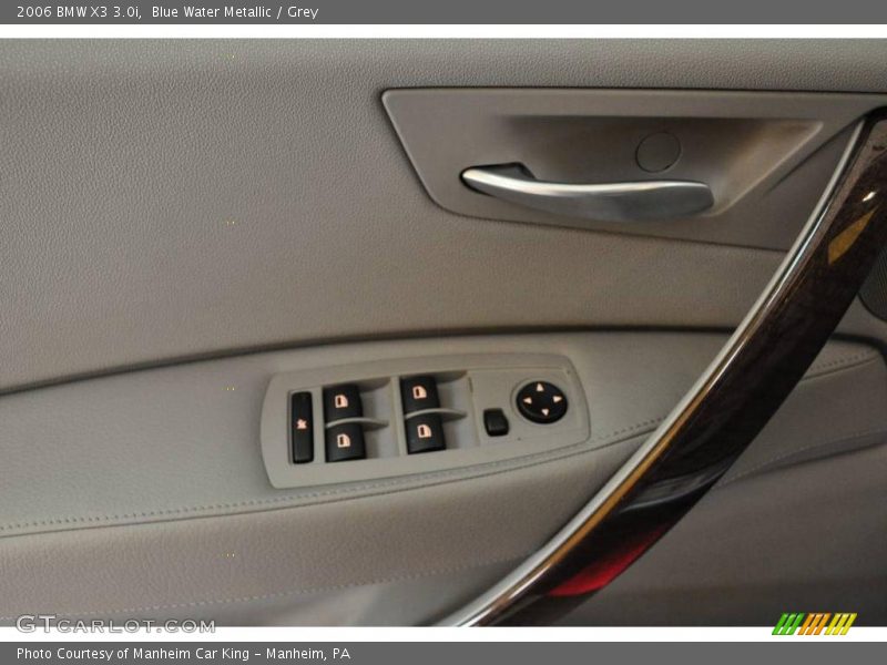 Blue Water Metallic / Grey 2006 BMW X3 3.0i