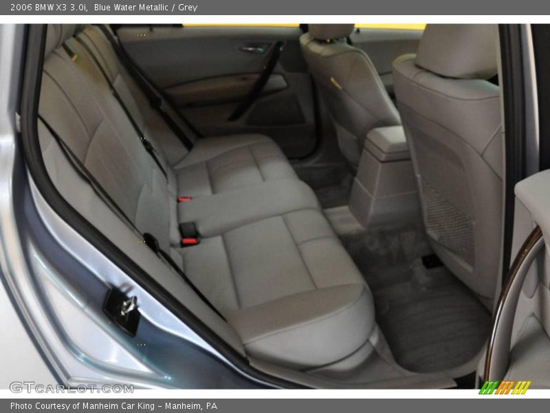Blue Water Metallic / Grey 2006 BMW X3 3.0i