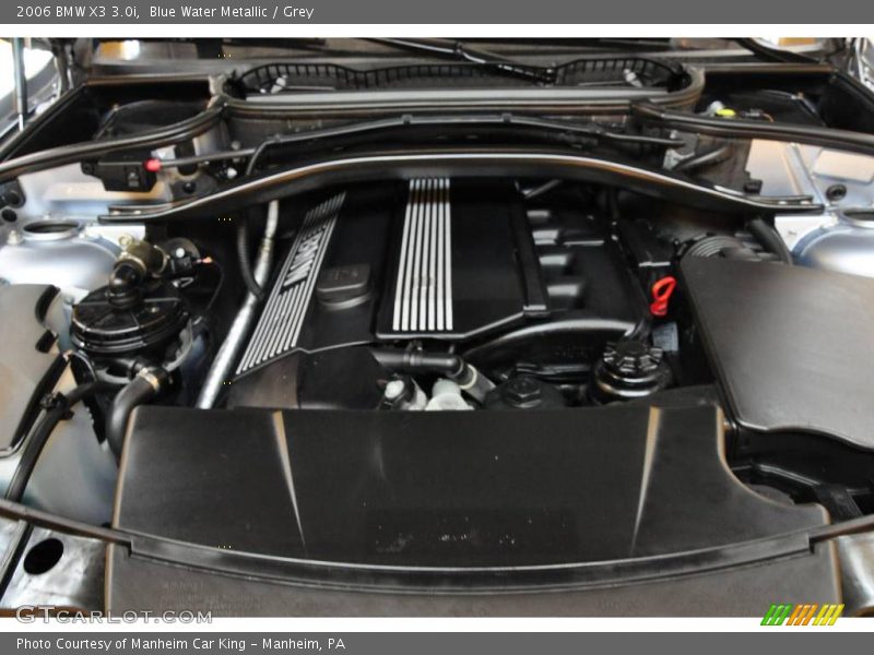 Blue Water Metallic / Grey 2006 BMW X3 3.0i