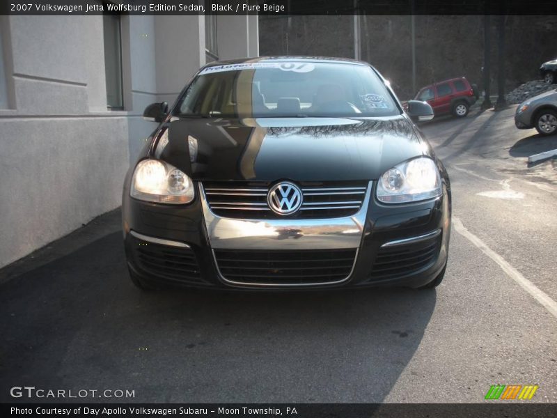 Black / Pure Beige 2007 Volkswagen Jetta Wolfsburg Edition Sedan