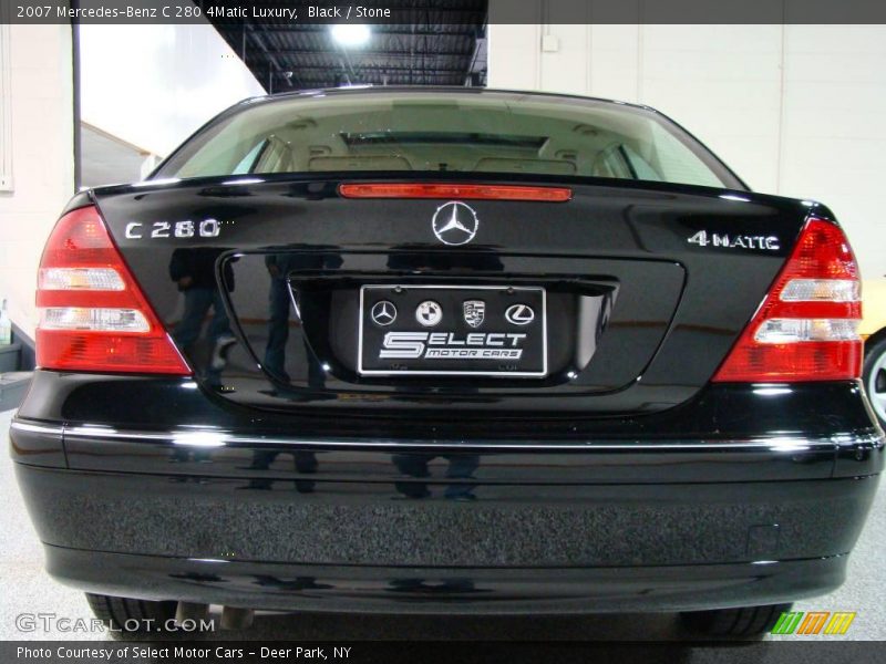 Black / Stone 2007 Mercedes-Benz C 280 4Matic Luxury