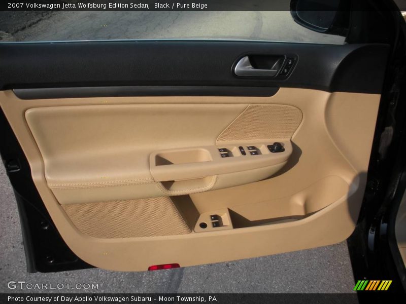 Black / Pure Beige 2007 Volkswagen Jetta Wolfsburg Edition Sedan