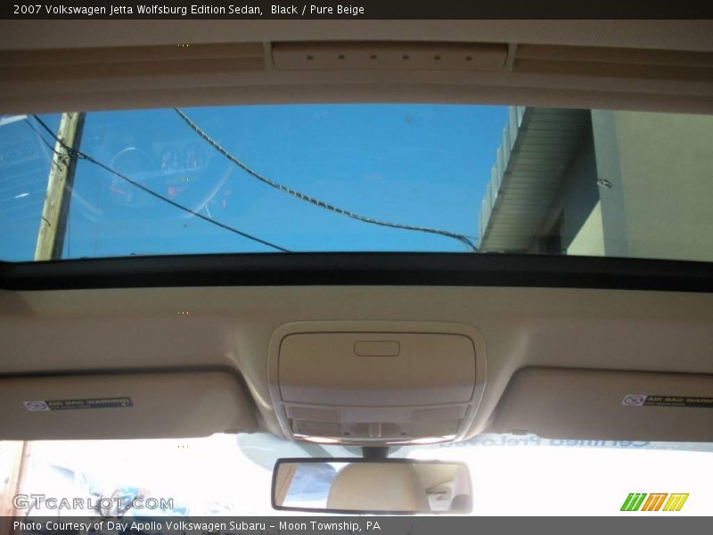 Black / Pure Beige 2007 Volkswagen Jetta Wolfsburg Edition Sedan