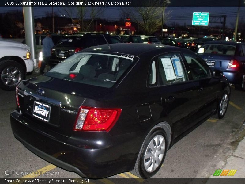 Obsidian Black Pearl / Carbon Black 2009 Subaru Impreza 2.5i Sedan