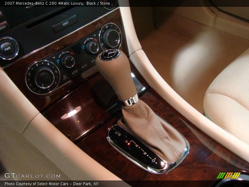 Black / Stone 2007 Mercedes-Benz C 280 4Matic Luxury