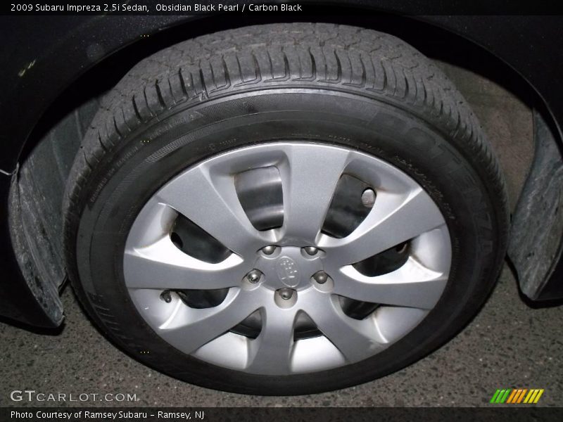 Obsidian Black Pearl / Carbon Black 2009 Subaru Impreza 2.5i Sedan