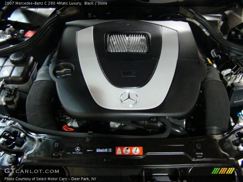 Black / Stone 2007 Mercedes-Benz C 280 4Matic Luxury