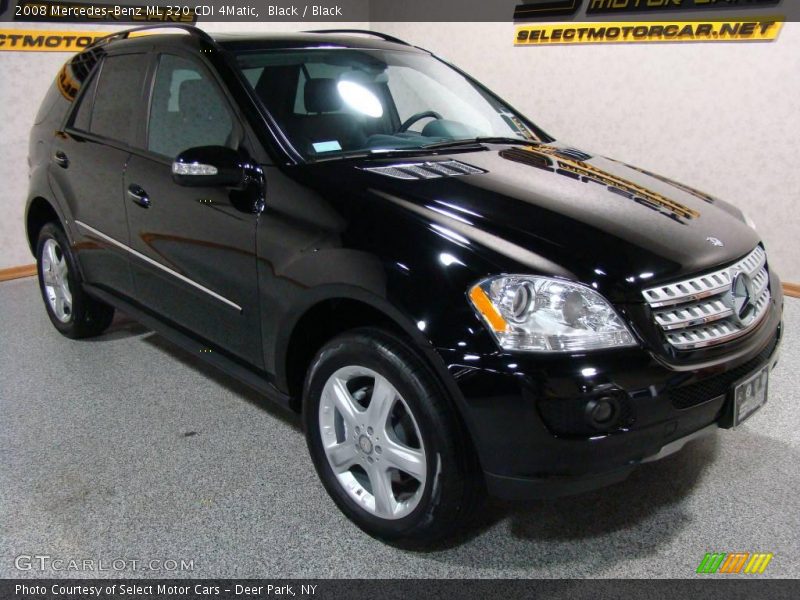 Black / Black 2008 Mercedes-Benz ML 320 CDI 4Matic
