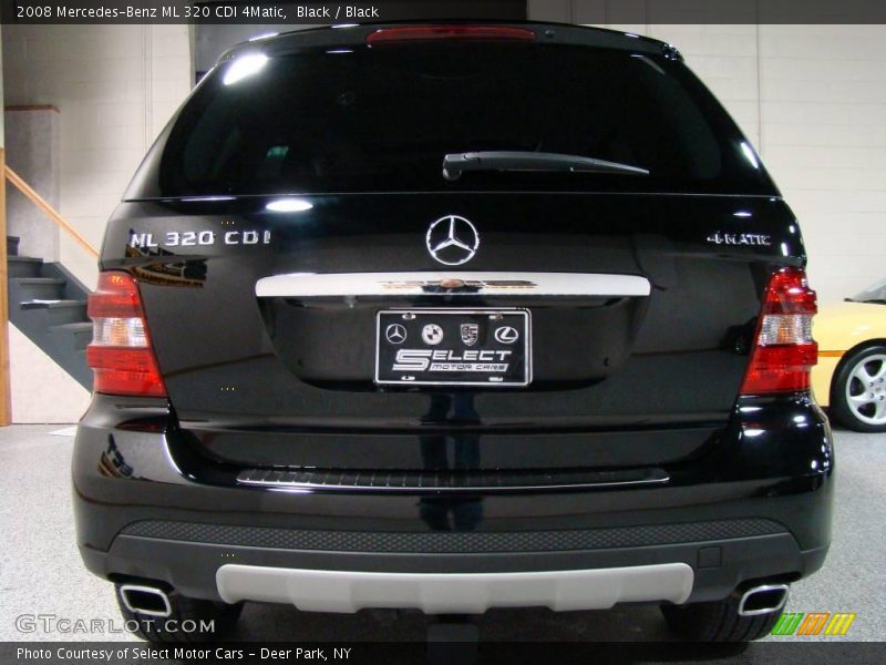 Black / Black 2008 Mercedes-Benz ML 320 CDI 4Matic