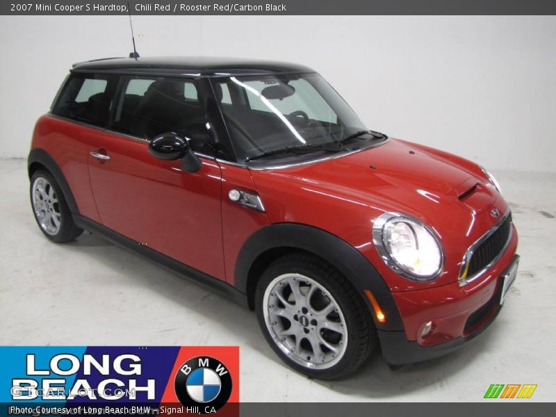 Chili Red / Rooster Red/Carbon Black 2007 Mini Cooper S Hardtop