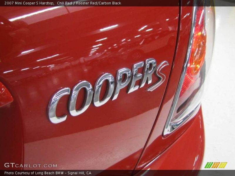 Chili Red / Rooster Red/Carbon Black 2007 Mini Cooper S Hardtop