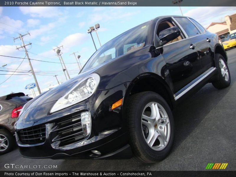 Basalt Black Metallic / Havanna/Sand Beige 2010 Porsche Cayenne Tiptronic
