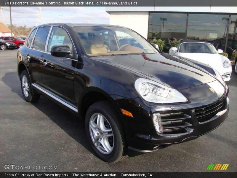 Basalt Black Metallic / Havanna/Sand Beige 2010 Porsche Cayenne Tiptronic