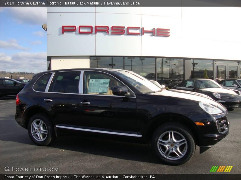 Basalt Black Metallic / Havanna/Sand Beige 2010 Porsche Cayenne Tiptronic