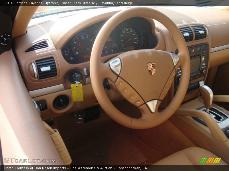 Basalt Black Metallic / Havanna/Sand Beige 2010 Porsche Cayenne Tiptronic