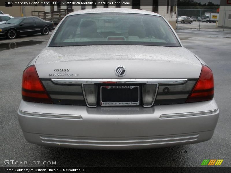 Silver Birch Metallic / Medium Light Stone 2009 Mercury Grand Marquis LS