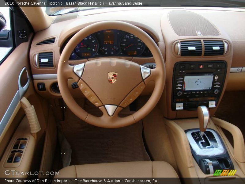 Basalt Black Metallic / Havanna/Sand Beige 2010 Porsche Cayenne Tiptronic