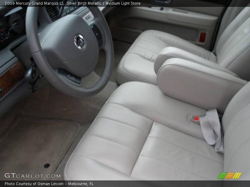 Silver Birch Metallic / Medium Light Stone 2009 Mercury Grand Marquis LS