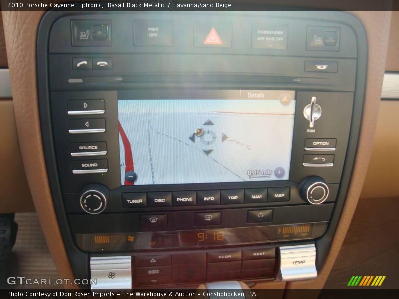 Basalt Black Metallic / Havanna/Sand Beige 2010 Porsche Cayenne Tiptronic